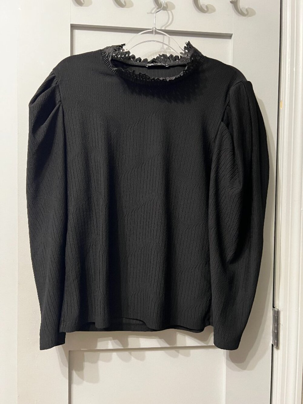 Zara mock neck top